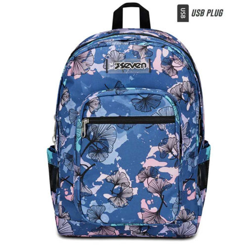 Picture of SEVEN FREETHINK BLUE FLOWERS BACKPACK